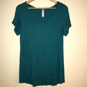 LulaRoe Solid Teal/Green Classic Tee